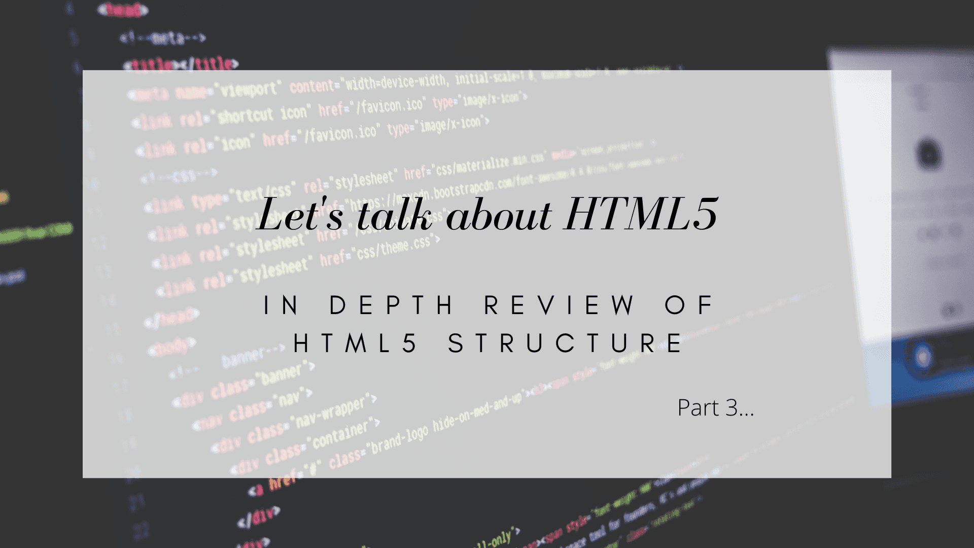 Html5 in depth part 3